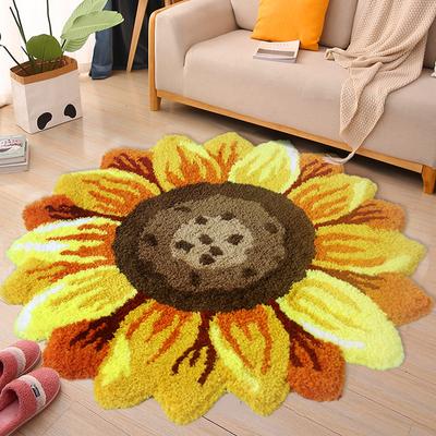 Tapete antiderrapante com estampa de girassol, capacho para entrada, tapete de porta, cozinha, decoração de casa