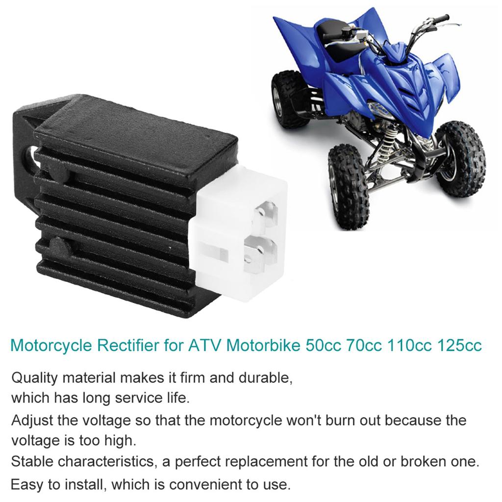 12V Motorrad Gleichrichter Spannungsregler für 50cc 70cc 110cc 125cc ATV Motorrad