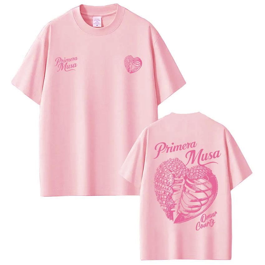 Omar Courtz Primera Musa Album Tour Merch T Shirt Unisexs Women Hip Hop Fashion Tshirt Casual Cotton Loose Short Sleeve Tshirts