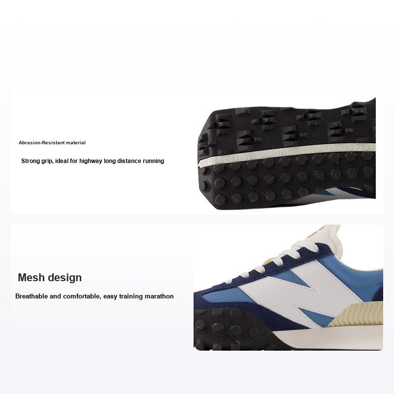 Кроссовки унисекс New Balance XC-72 темно-бордовые сине-белые UXC72RL 37