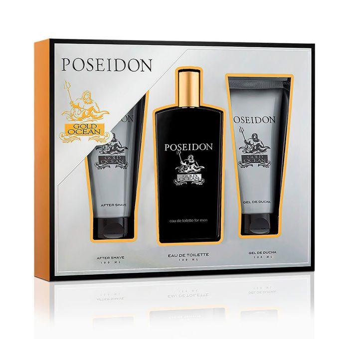 POSEIDON OR OCÉAN POUR HOMME LOT 3 pcs