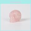 Elegant Pink Skull Art Figurine Unique Handmade Decoration For Living Room
