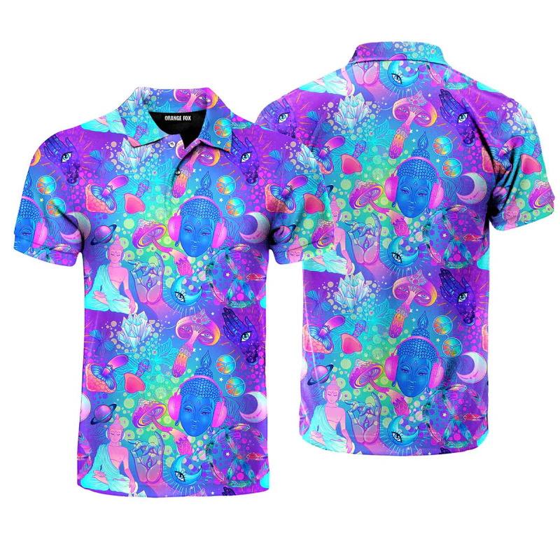 Unisex Men's Women Colorful Polo Shirt Street Casual Short Sleeve Women Summer 3d Print Buttons Tops Personalized 3D Print Lapel Men Clothing
