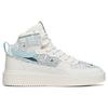 New Snoopy X Anta Life Collection Anti Slip Wear Resistant High Top Skateboard Shoes Men's White Blue 912138011-7