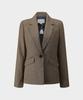 BROOKS BROTHERS [Women'S] Wool Check Jacket (Beige) (Bbjswff301)
