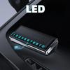 Solární LED osvětlení na telefonním čísle automobilu Dočasná parkovací karta Skryté štítky Parkovací zastávka Parkovací zařízení pro více čísel