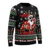 European-Size Parent-Child Jacquard Christmas Sweater Pullover for Autumn and Winter