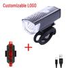USB Rechargeable Bicycle Headlight Night Riding Set - Outdoor Cycling Equipment