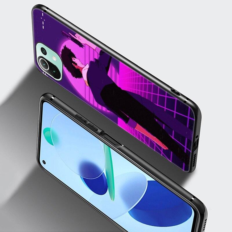 Carcasa de telefon Space Cowboy Bebop pentru Xiaomi Mi 11 Lite NE 11i 10T 11T Pro A2 A3 Lite POCO F3 M3 M4 C31 X3 Pro NFC GT Husa neagra