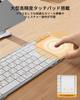 ProtoArc XK01 TP Keyboard Bluetooth Foldable iPad Keyboard with Large Touchpad, Simultaneous Connection To 3 Devices, Japanese Layout, Slim and Lightw
