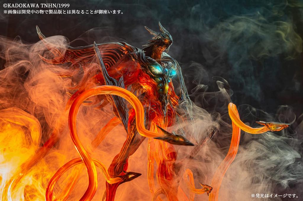 variant monsters Gamera 3 Evil God Iris Awakening Yanagi Shou Iris Normal Color Total Length 350mm PVC Painted Completed Figure H.M.A. approx.