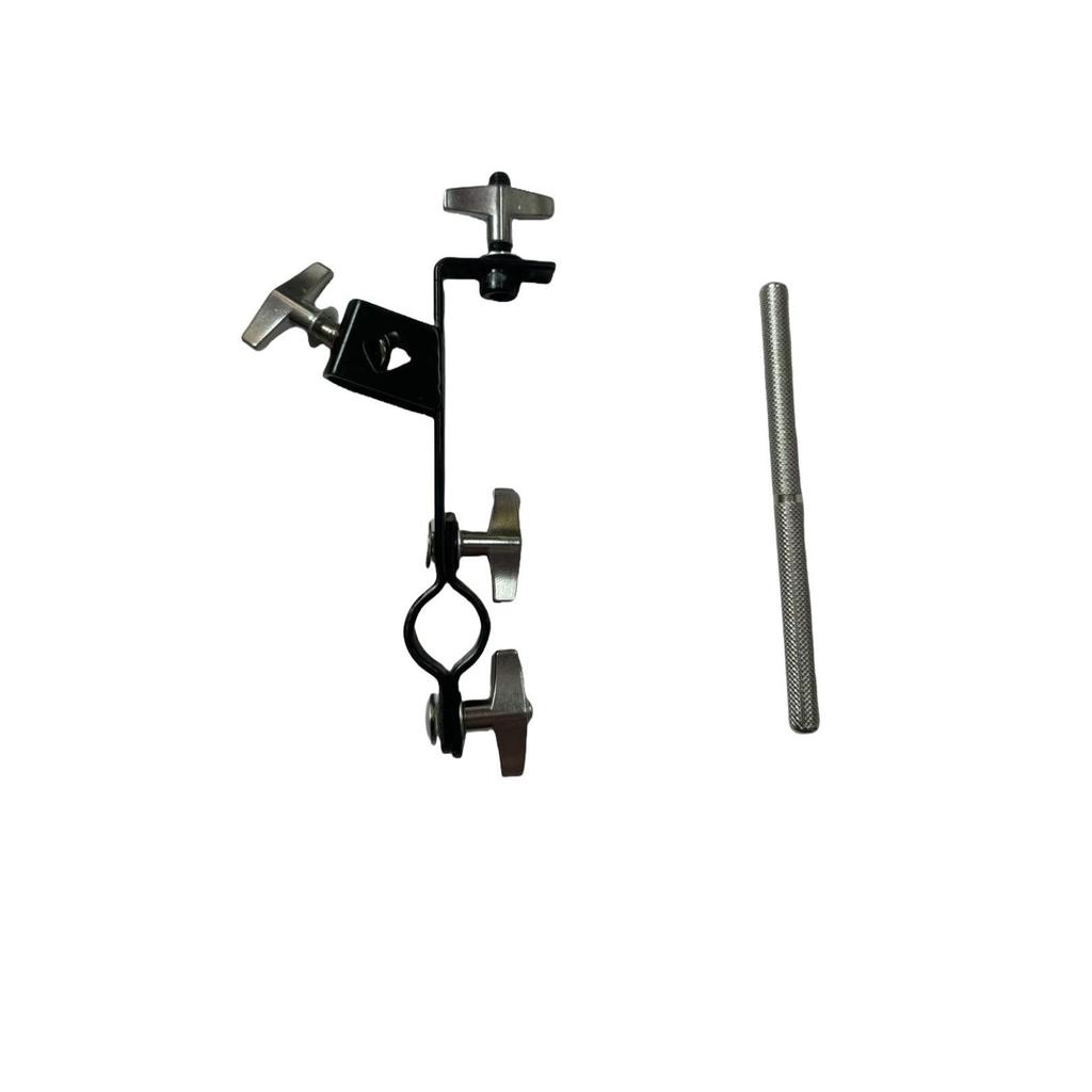 Multi-Functional Musical Instrument Stand Extension Clip for Cowbell, Wind Chime, Jazz Drum, and Cymbal