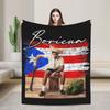 BAD BUNNY TOUR 2025 Blankets Coral Fleece Plush Winter Multi-function Lightweight Thin Throw Blankets for Bed Outdoor Bedspread
