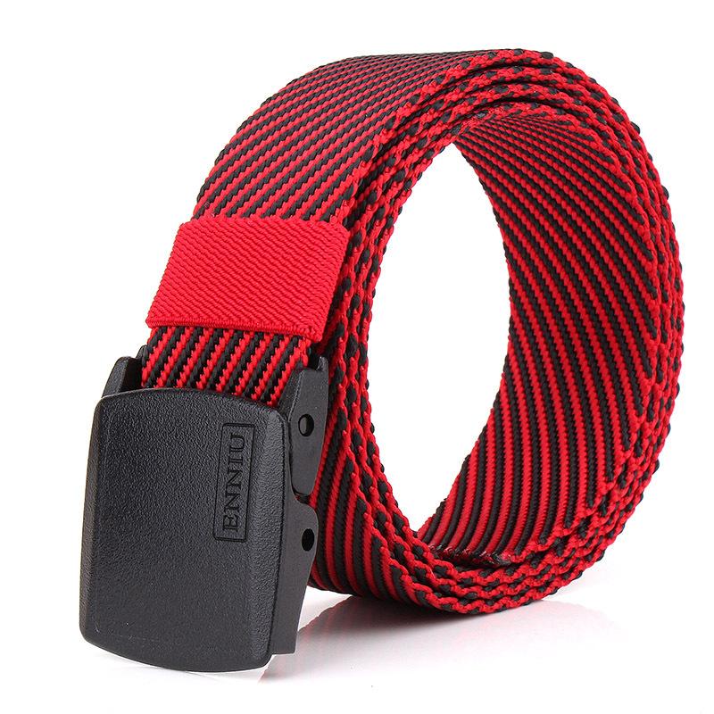 Versatile Unisex Belt And Slimming With Metal Buckle Belt Paired Jeans With