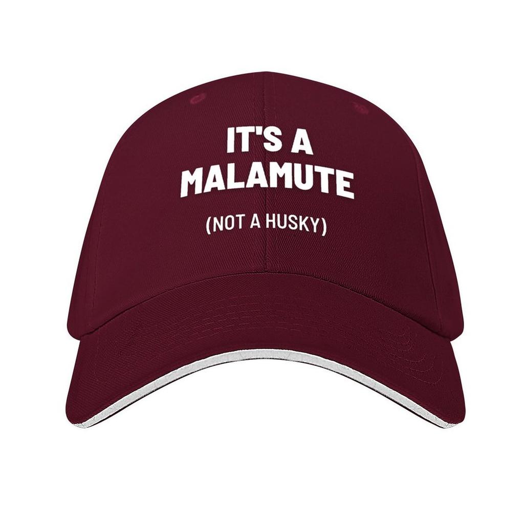 It's A Malamute Baseball Cap Sun Cap Golf Cap Christmas Hat sun hat Baseball For Men Women's