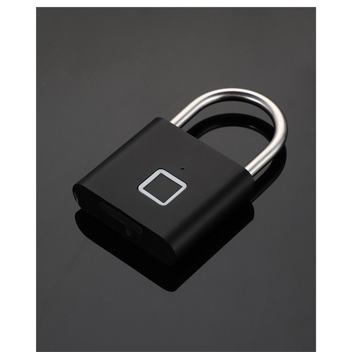 Waterproof Keyless Portable  Smart Fingerprint Lock Padlock Anti-Theft  Access Control Door Cabine Lock