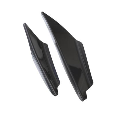 ABS Front Bumper Spoiler Lip Splitter Kit with Double Sided Adhesive Tape for Most Cars