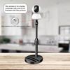 Desktop Adjustable-Angle Monitoring Stand Extendable Camera Base, 1/4" Screw Interface For Surveillance Cameras