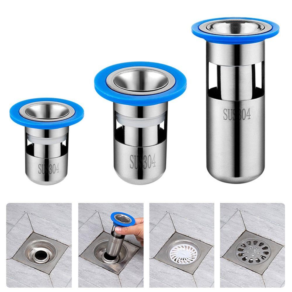 U-type Floor Drain Core Stainless Steel Bathroom Sewer Drain Sealed Floor Drain  Sewer Drain