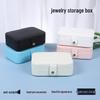 Compact Dustproof Jewelry Box for Earrings, Necklaces, and Rings - Double Layer Antioxidant Storage Solution