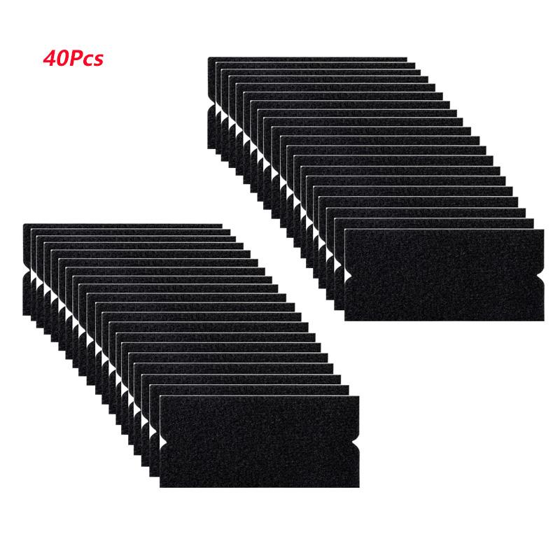 40Pcs/20Pcs Squeegee Felt Cloth for Vinyl Film Scraper Car Wrap Tools Fabric Felt for Spatula 4" Card Squeegee Felt Replacement
