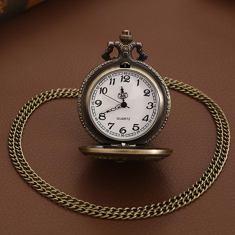Ceasuri de buzunar pentru bărbați la modă, cuarț, ceas de buzunar pentru bărbați, cadou de Crăciun, colier cu pandantiv, ceasuri de buzunar, alegerea ideală pentru cadouri pentru bărbați și femei