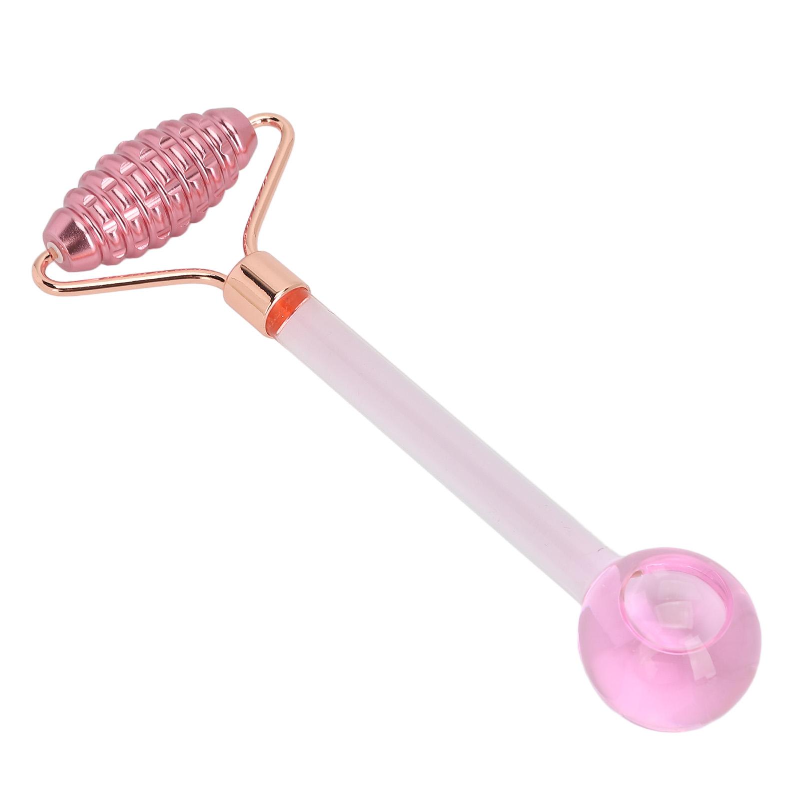 

2 in 1 Ice Globes Roller Stainless Steel Hot Cold Compress Shrink Pores Facial Cold Roller