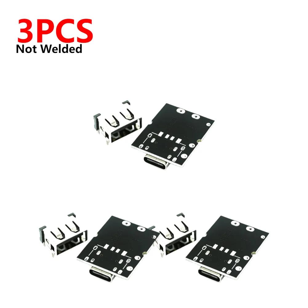 1-10pcs 5V 2A Charge Discharge Integrated Module Type-C Input Battery Charging Module Support 4.2V Li-Battery Charge Protection