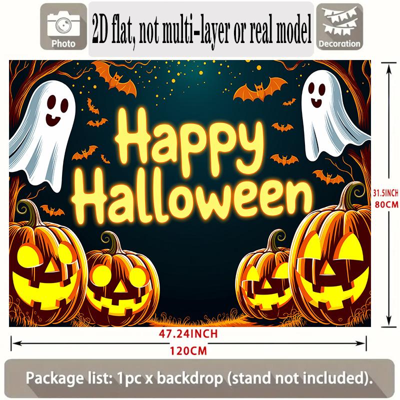Party Backdrop Halloween Flat Banners Celebrations Wedding Enthusiasts Celebration Photo Booth Front Door Decor