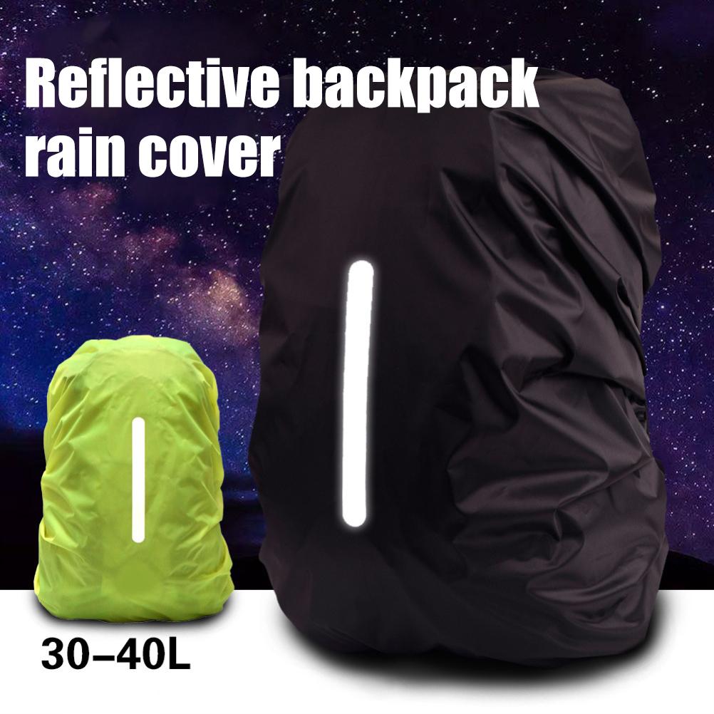 Wasserdichte Regenhülle für Rucksack Reflektierende Staubdichte Rucksackhülle für Outdoor Radfahren Wandern Camping Reisen