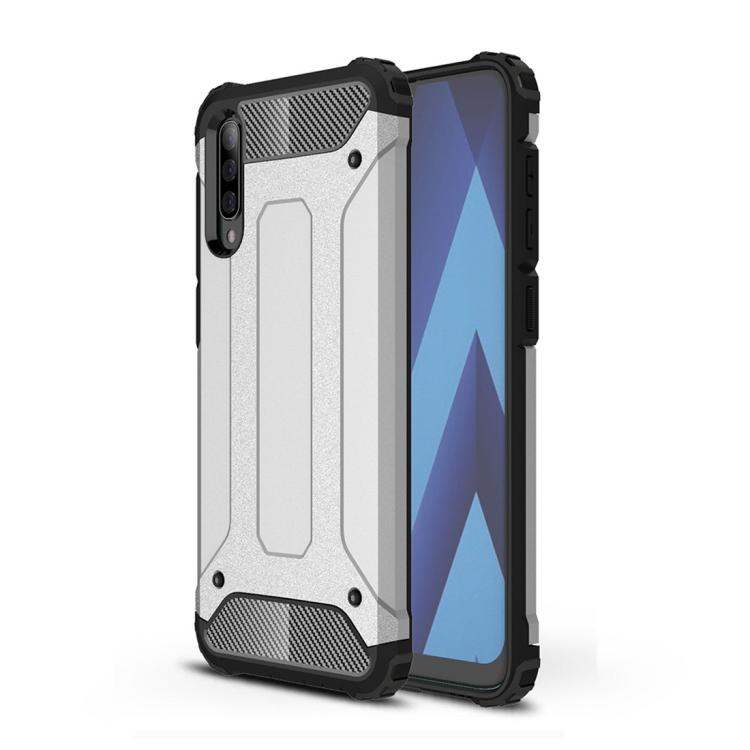 

Комбинированный чехол Magic Armor TPU + PC для Galaxy A50 серебряный