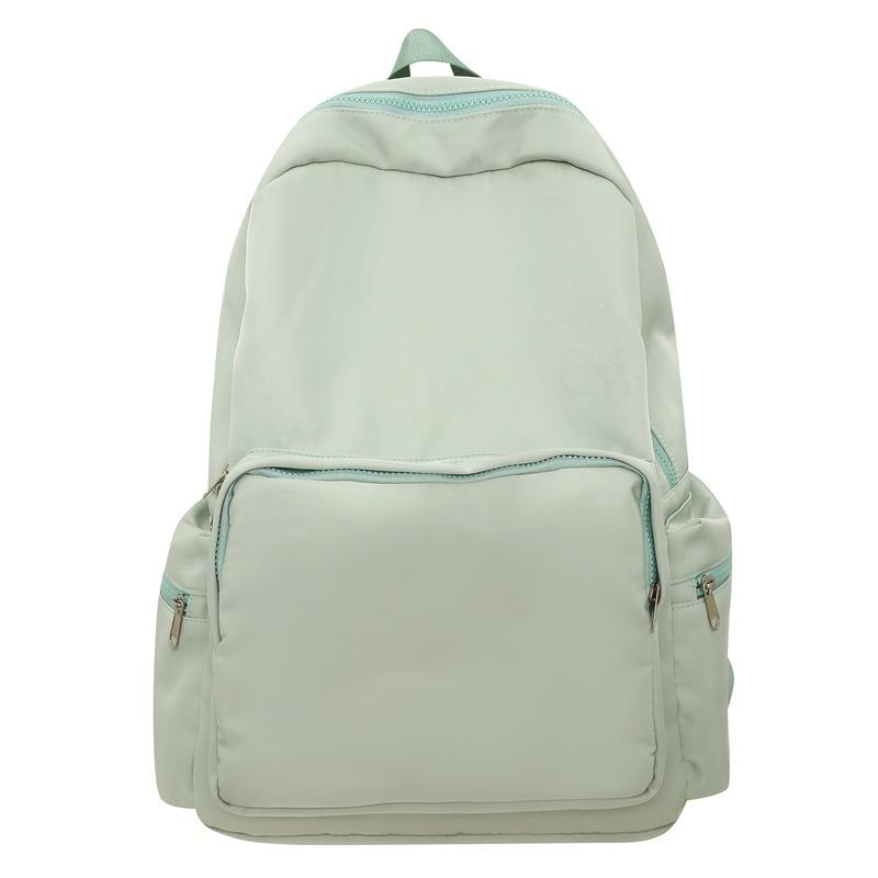 New simple schoolbag women's large-capacity anti-splashing middle school student backpack high-value girl backpack