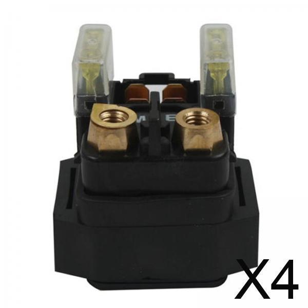 Starter Solenoid Relay Black Copper Professional Motorcycle Repair Part Easy Install for Motorbike Upgrade