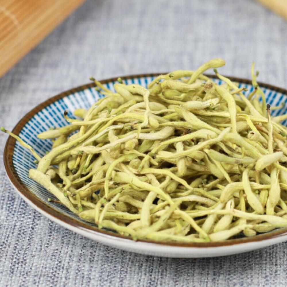 Premium Geißblatt Kräutertee 500g loser Blatt Chinesischer Bio Grüner Tee Gesundes Getränk für Männer Frauen