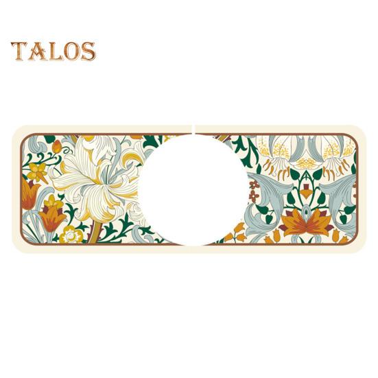 Faucet Drain Cushion Reusable Water Absorption Easy To Install Practical Flower Pattern Faucet Splash Mat Household Supplies