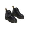 Dr. Martens Fusion Leather Floral Buckle Short Boots Women boots Black 27642001