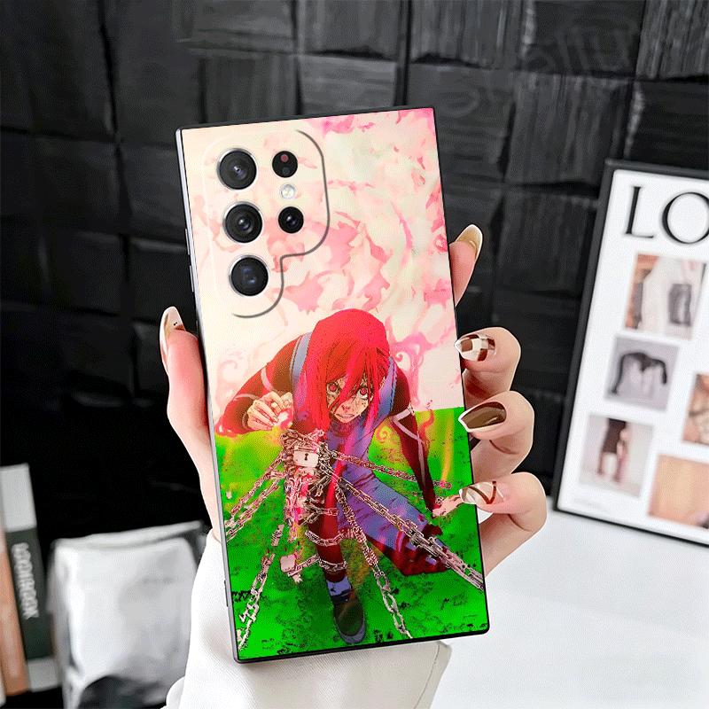 Blue L-Locks Chigiri Hyoma Soft Phone Case for Samsung Galaxy S26 S25 Edge S24 Ultra S23 Plus S22 S21 FE S20 Black Cover Back Sh