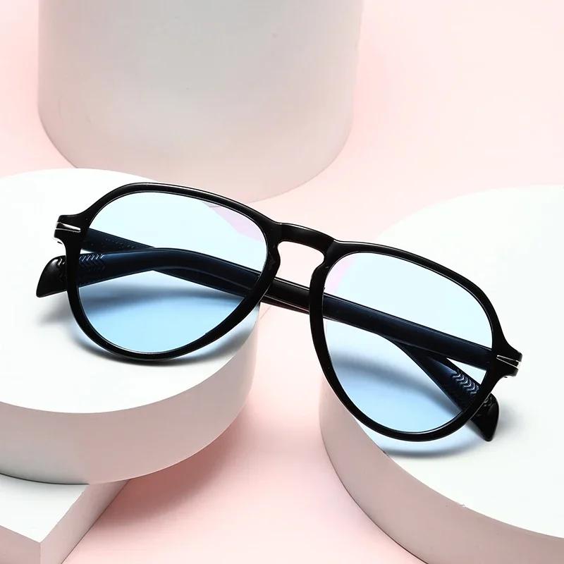 Retro Pilot Sunglasses Women Fashion Rivets Decoration Gradient Eyewear Men Shades UV400 Brand Designer Fishing Sun Glasses