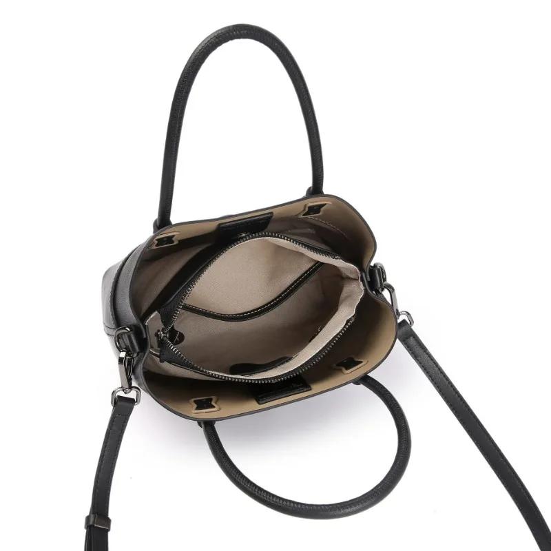 2026 Neue Luxus-Handtasche aus echtem Leder für Damen, Einzelne Schulter-Crossbody-Tasche für Damen, Große weiche Ledertasche