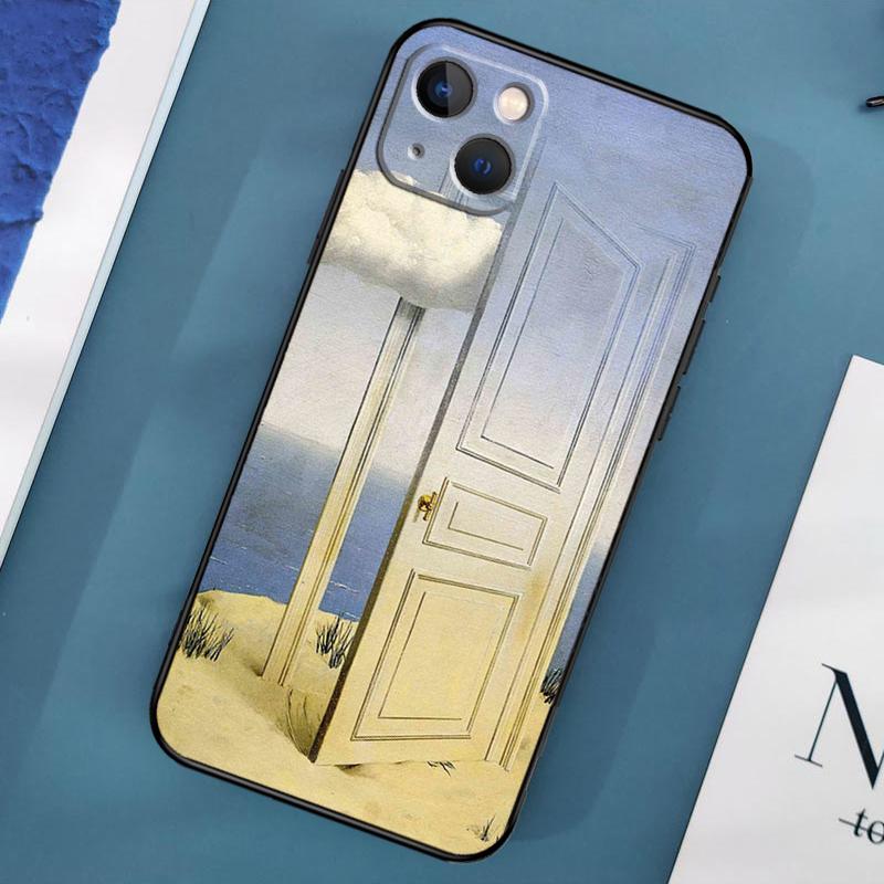 Rene Magritte Phone Case For iPhone 15 13 12 11 14 Pro Max Mini X XR XS MAX SE 2020 7 8 Plus Back Cover