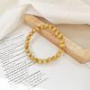 Natural Tiger'S Eye Stone Bracelet Loose Beads Yellow Tiger'S Eye Stone Crystal Bracelet Women'S Beaded Round Beads Cat'S Eye Hair