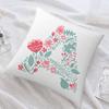 Cute Floral Letter Pillow Case Sofa Decorative Home Double-sided Printing Short Plush Cushion Cover Throw Pillow Cover Gifts