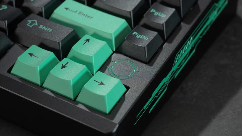 Meletrix BOOG75 HE Tastatur, Gaming-Tastatur, Magnetschalter, Rapid Trigger-kompatibel, Betätigungspunkt veränderbar, vollständige RGB-Beleuchtung, ausgestattet mit PBT