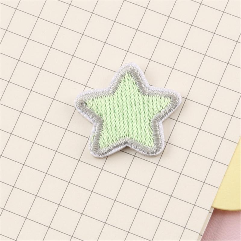 11 Pcs Star Iron On Patches Applique Patches Bowknot Repair Patches Bows Embroidery Patches for Bag Clothes Decoration