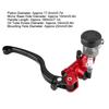 High-performance Motorcycle Hydraulic Clutch Lever/master Cylinder (red) | Compatible with 22mm Handlebars (red)