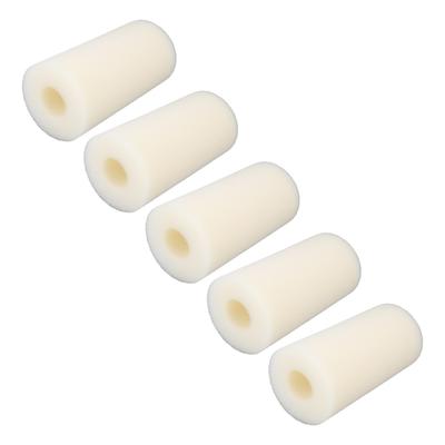 5PCS Swimming Pool Filter Sponge Cartridge Reusable Washable Filter Pump Foam Cartridge for Maintenance White