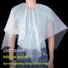 Disposable Waterproof Haircutting & Dye Cape with Drawstring