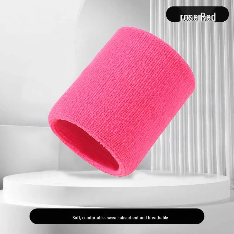 Красочный хлопковый влагопоглощающий спортивный напульсник для фитнеса, бега, баскетбола и бадминтона