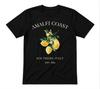 Amalfiküste Italienische Zitronen Süditalien Grafik T-Shirt Schwarzes T-Shirt