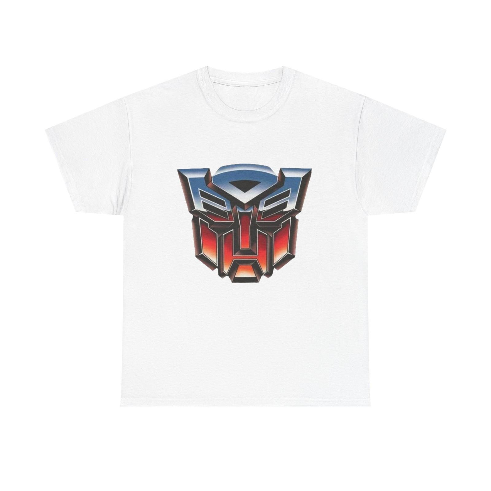 Transformers Autobots T shirt Retro Movie Poster Toys Unisex Heavy Cotton Tee XL